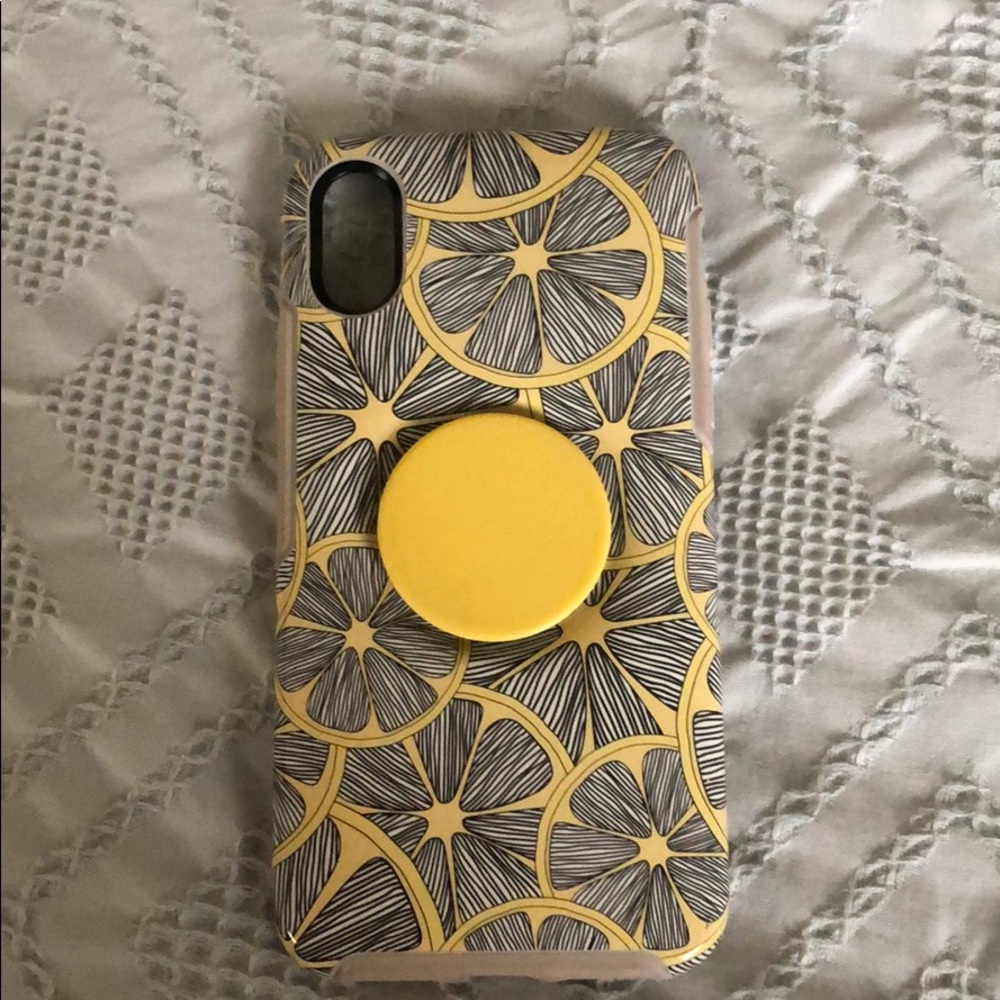 iPhone X Otterbox Popsocket Case
